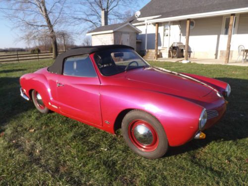 Classic 1959 karmann ghia volkswagon convertible, all original! wow!!!