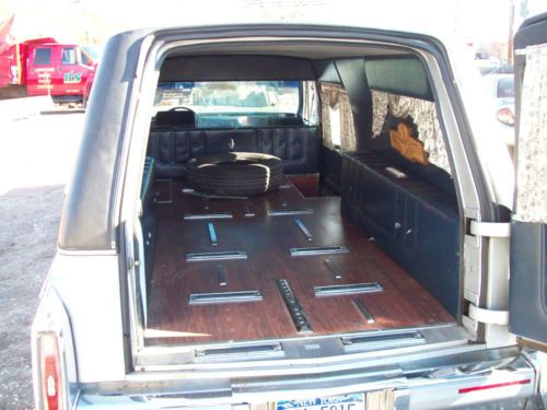 1990 CADILLAC FLEETWOOD HEARSE COFFIN CASKET FUNERAL, US $3,650.00, image 4
