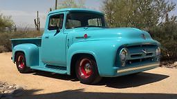 Beautiful 1956 ford f100 pickup truck street rod not chevrolet