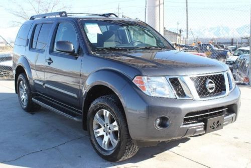 2010 nissan pathfinder se 4wd damaged rebuilder runs! cooling good low miles!!