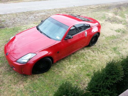 Nissan 350z. red!! 6 speed!!!