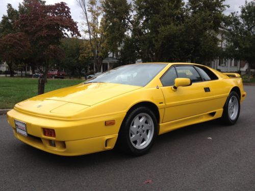 1991 lotus esprit se 4-cylinder turbo with &lt;28k miles