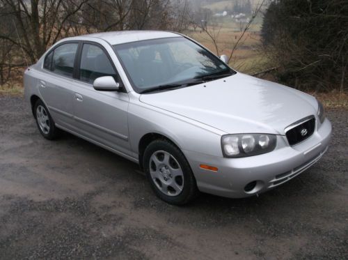 2002 silver hyundai elantra