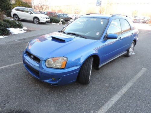 04 subaru wrx clean carfax 119k miles turbo awd leather super clean no reserve!!