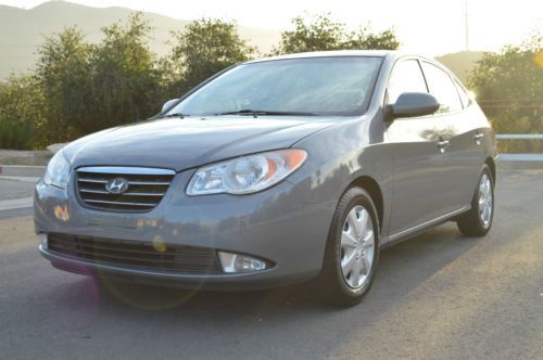 2007 gray hyundai elantra gls sedan 2.0l automatic 33 mpg gas saver drives great