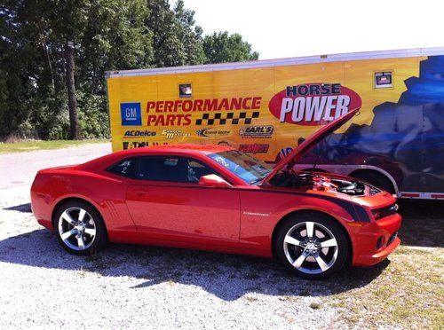 2011 chevrolet camaro 1ss rs inferno orange metallic