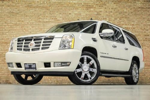 2008 cadillac escalade esv! 1ownr! navigation! rear camera! dual dvd! 22s! clean