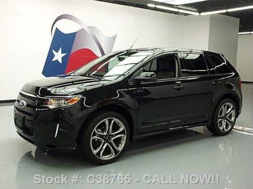 2013 ford edge sport nav rear cam htd leather 22&#039;s 26k texas direct auto