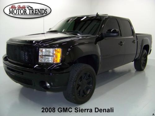 2008 gmc sierra 1500 denali awd navigation dvd sunroof lifted heated seats 45k