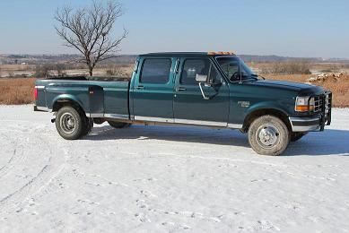 1995 ford f-350 xlt crew cab pickup 4-door 7.3l