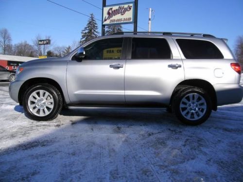 2011 toyota sequoia platinum 4x4 suv 5.7l nav cd locking/limited slip diff roof!