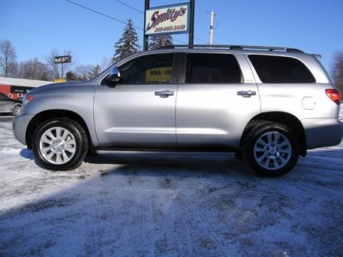 2011 toyota sequoia platinum 4x4 suv 5.7l nav cd locking/limited slip diff roof!