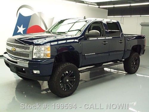2011 chevy silverado lt crew lift 6-pass 20&#034; wheels 24k texas direct auto