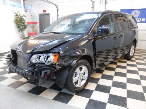 2013 dodge grand caravan sxt 33k no reserve salvage rebuildable good airbags