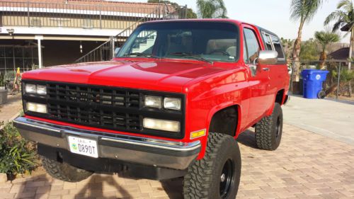 1990 chevrolet blazer silverado sport utility 2-door 5.7l k5