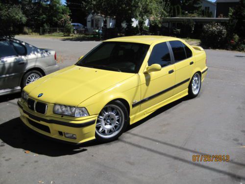 1998 m3 sedan 136895 miles great condition,rare dakkar yellow color