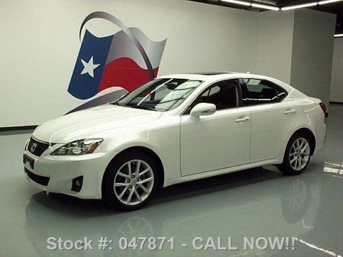 2011 lexus is250 awd auto sunroof climate seats 26k mi texas direct auto