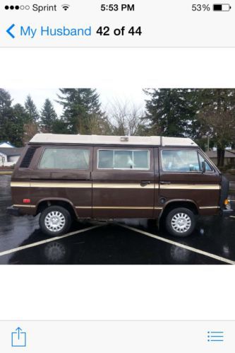 1985 volkswagen westfalia