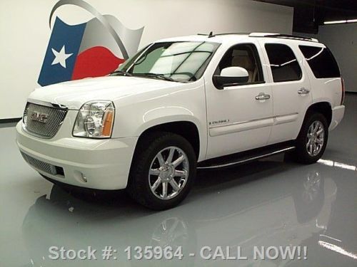 2008 gmc yukon denali awd sunroof nav dvd rear cam 61k texas direct auto