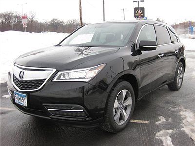 2014 mdx awd with 461 miles, black on black, 3rd row seat, back-up camera.