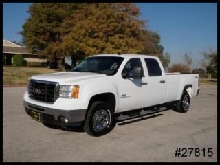 '08 v8 2500hd 6.6l duramax diesel 4x4 crew cab long bed work truck - we finance!