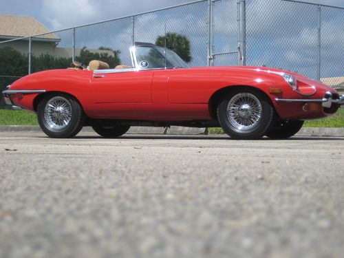 Jaguar e type convertible 1969 e type jag classic collectible sports car vintage