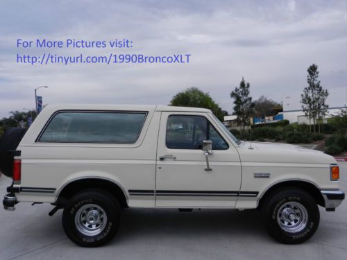 1990 ford bronco xlt sport utility 2-door 5.8l