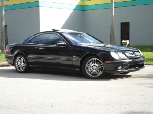 Cl55 amg v8 kompressor coupe black / black sunroof loaded