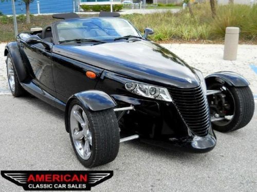 Super clean 19k mile prowler in triple black, chrome wheels perfect! sarasota fl