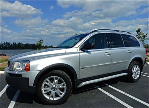 05 volvo xc90 1-owner! warranty! navigation! dvd&#039;s in the headrests heated seats