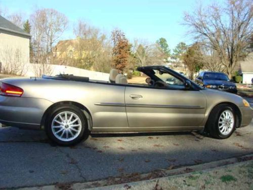 Chrysler sebring lx convertible - low miles - new tires/brakes/battery!