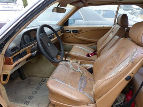 1983 Mercedes Benz 380SEC - Great diesel/Veggie project, US $1,200.00, image 4