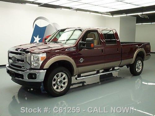 2012 ford f-350 lariat crew fx4 4x4 longbed nav 38k mi texas direct auto