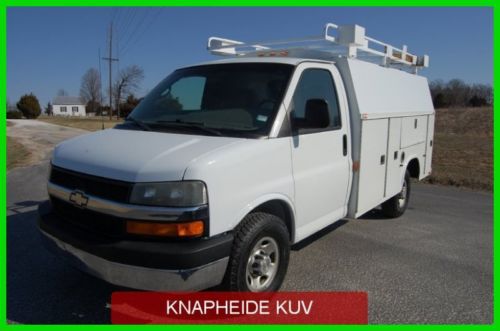 2005 chevrolet knapheide kuv service utility 3500 ton van cargo v8 auto clean