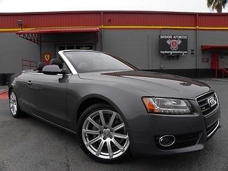 A5 cabrio*premium plus*bang&amp;olufsen*led&#039;s*heated seats*warr*carfax*we finance*fl