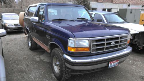 1994 ford bronco eddie bauer sport utility 2-door 5.0l