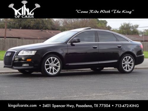 Premium plus 2009 audi a6 clean 2 owner carfax 6 disc changer gps ipod input