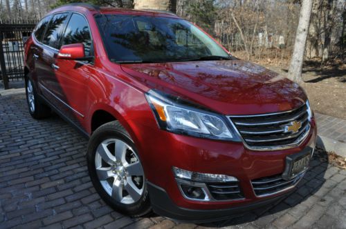 2014 traverse ltz .no reserve.leather/navi/camrea/dvd/3rd/20&#039;s/salvage/rebuilt