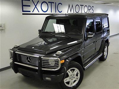 2003 mercedes g500 wagon awd!! nav heated-sts dvd-pkg moonroof 18wheels 6-cd!!