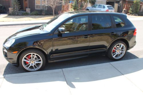 Black on black 2008 cayenne gts - low mileage, extended warranty, all options
