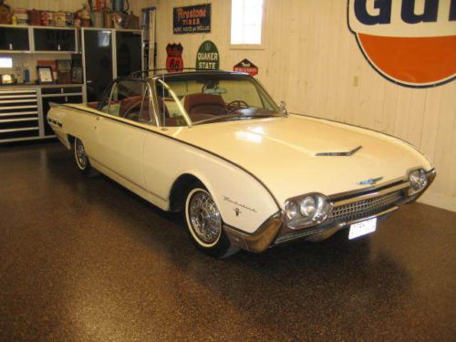 1962 ford thunderbird sport roadster - m-code - tri-power - rare classic