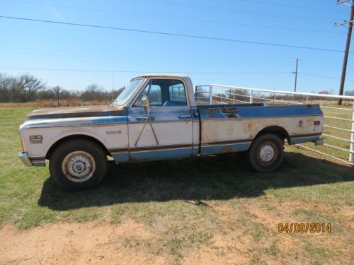 71 chevy 3/4 ton cheyenne long bed pick up