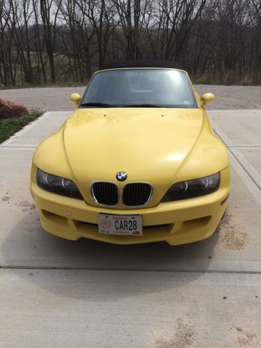 2000 bmw m roadster, low miles, rare dakar yellow