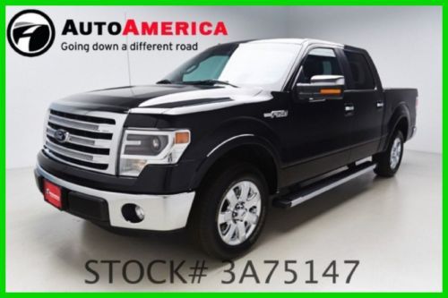 We finance! 18306 miles 2013 ford f-150 lariat  moonroof 5l v8 32v