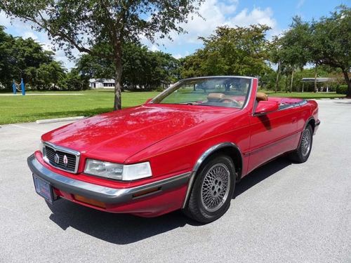 1989 chrysler tc by maserati - 75k original miles