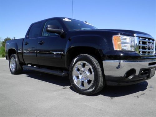 4x4 1500 crew cab slt 39k gm certified one owner black leather 20&#034;s warranty 5.3