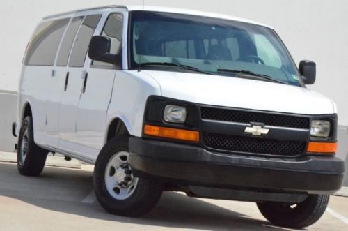 2008 chevy express xl 15 passengers van vinyl seats rear air $599 ship