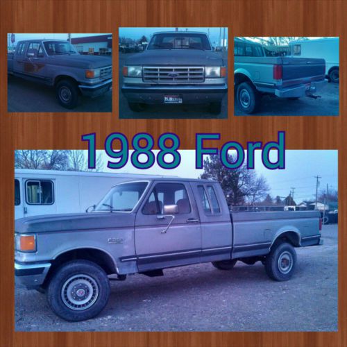 Ford f250 4x4 non-turbo diesel
