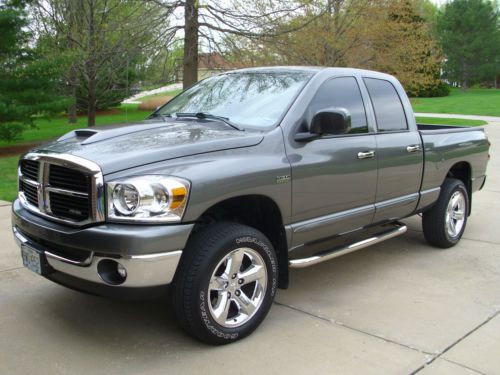 Quad cab 4x4 mineral gray excellent condition 58,000 miles