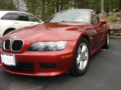 Super clean z3, low mileage, great price, metallic maroon ext, beige interior